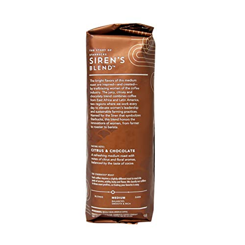 Starbucks Whole Bean Caffeinated Bag No medium_roast