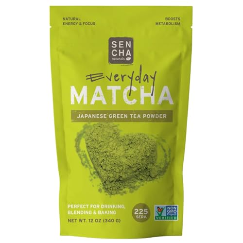 USDA Organic Matcha Green Tea Powder – Antioxidant-Rich, 12 oz