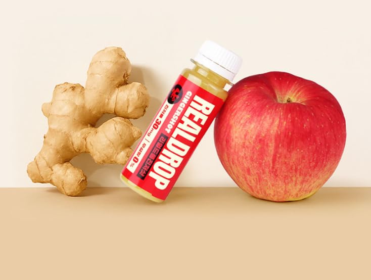 Real Drop Sugar-Free Korean Ginger Shots, 7-Pack