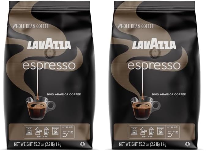 Whole Bean Caffeine Crema e Aroma Packet Espresso