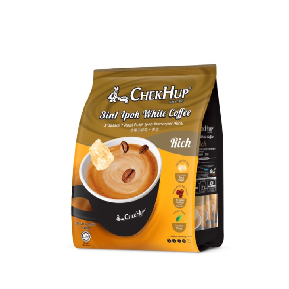 Chek Hup 3-in-1 Ipoh White Coffee King, 12-Pack