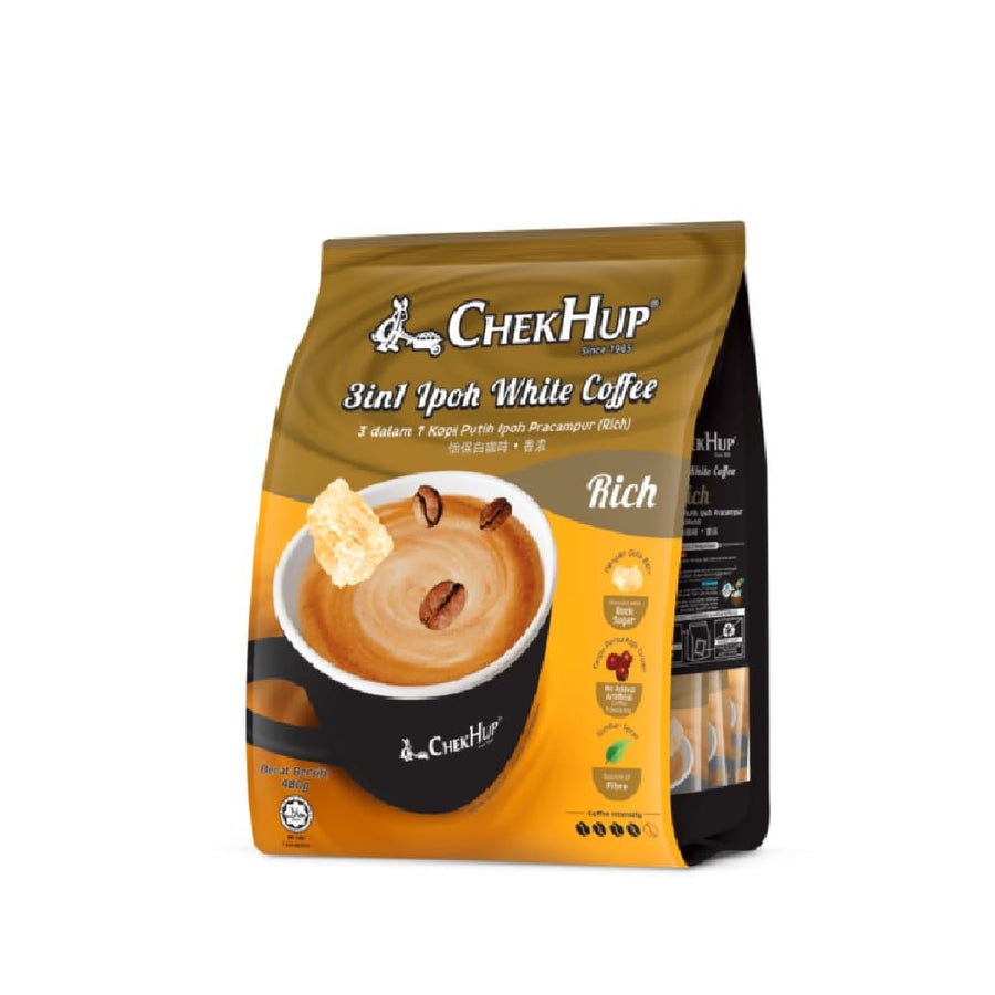 Chek Hup 3-in-1 Ipoh White Coffee King, 12-Pack
