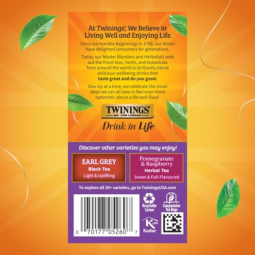 Twinings Herbal Tea Individually Wrapped Bags
