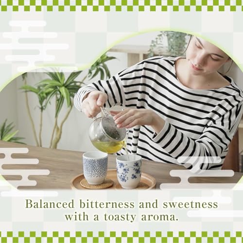 BJDesign HAJIME Organic Sencha Green Tea, Japanese Loose Leaf Tea, 80g