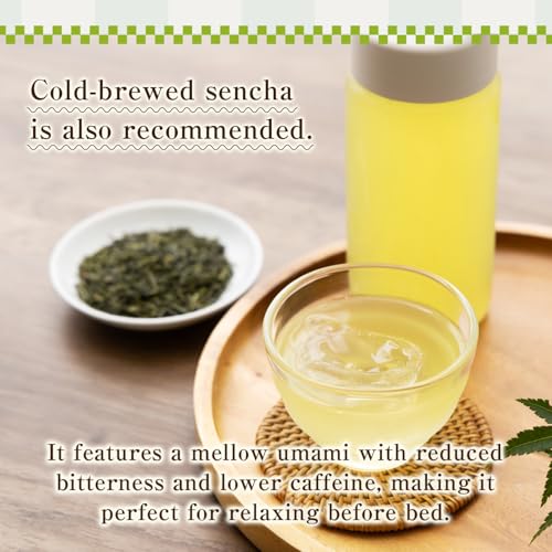 BJDesign HAJIME Organic Sencha Green Tea, Japanese Loose Leaf Tea, 80g