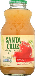 Santa Cruz Organic Apple Juice, 32 oz, 48-Pack