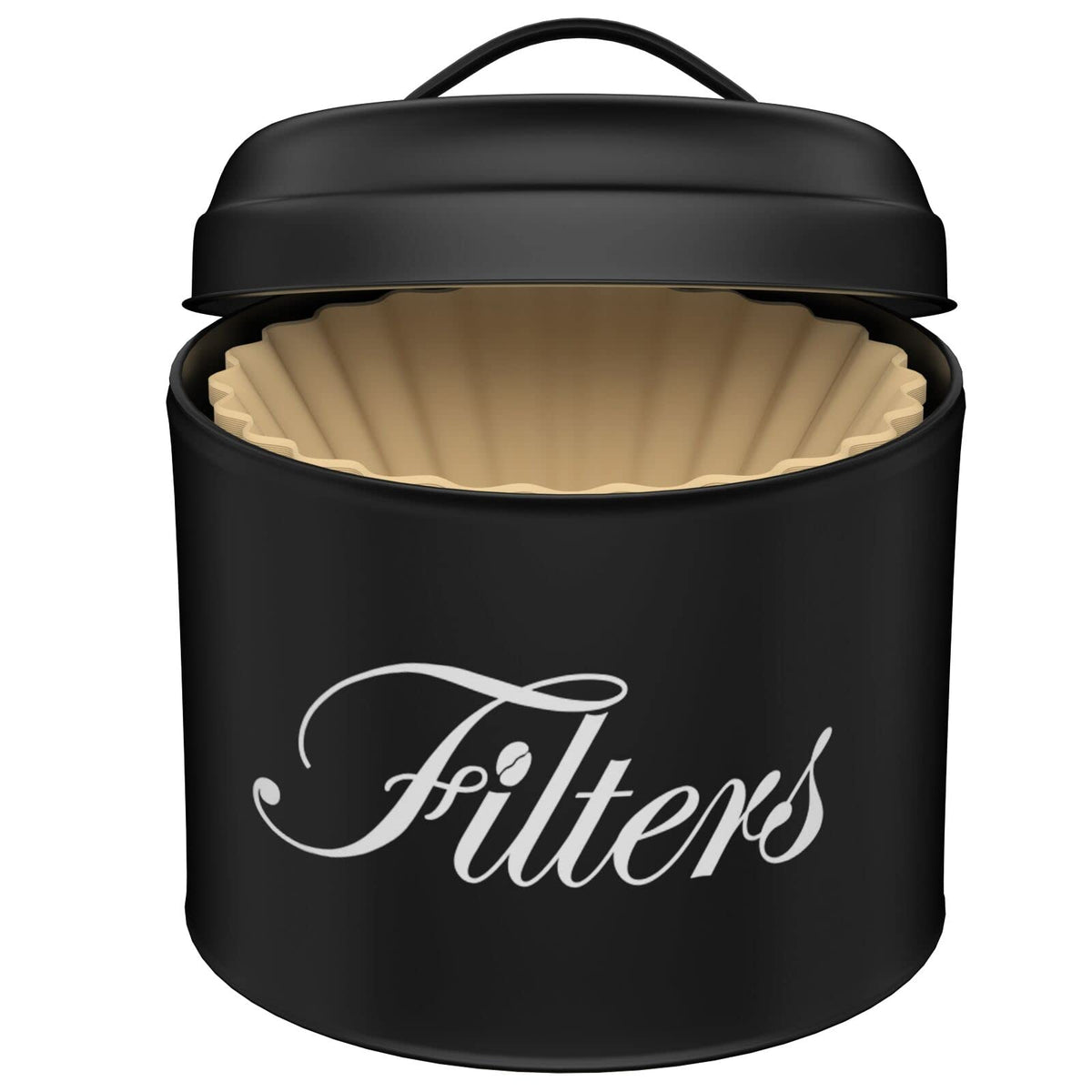 Coffee Filter Storage Basket with Lid for Paper Coffee Filters