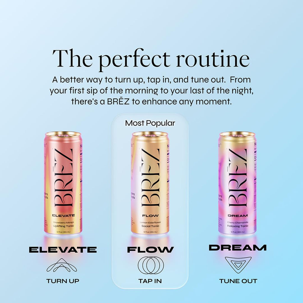 BRĒZ Dream Reishi Mushroom Functional Drink