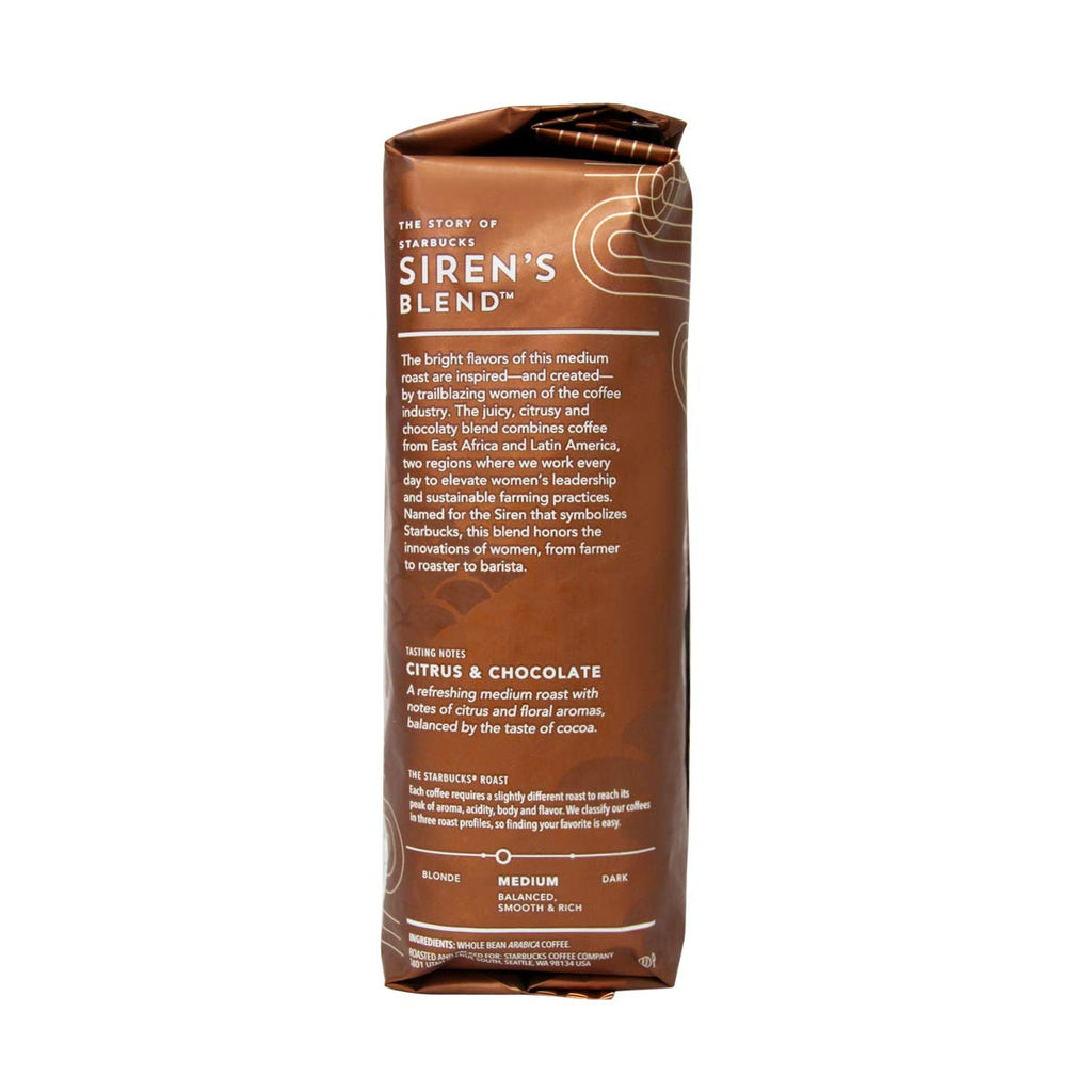 Starbucks Whole Bean Caffeinated Bag No medium_roast