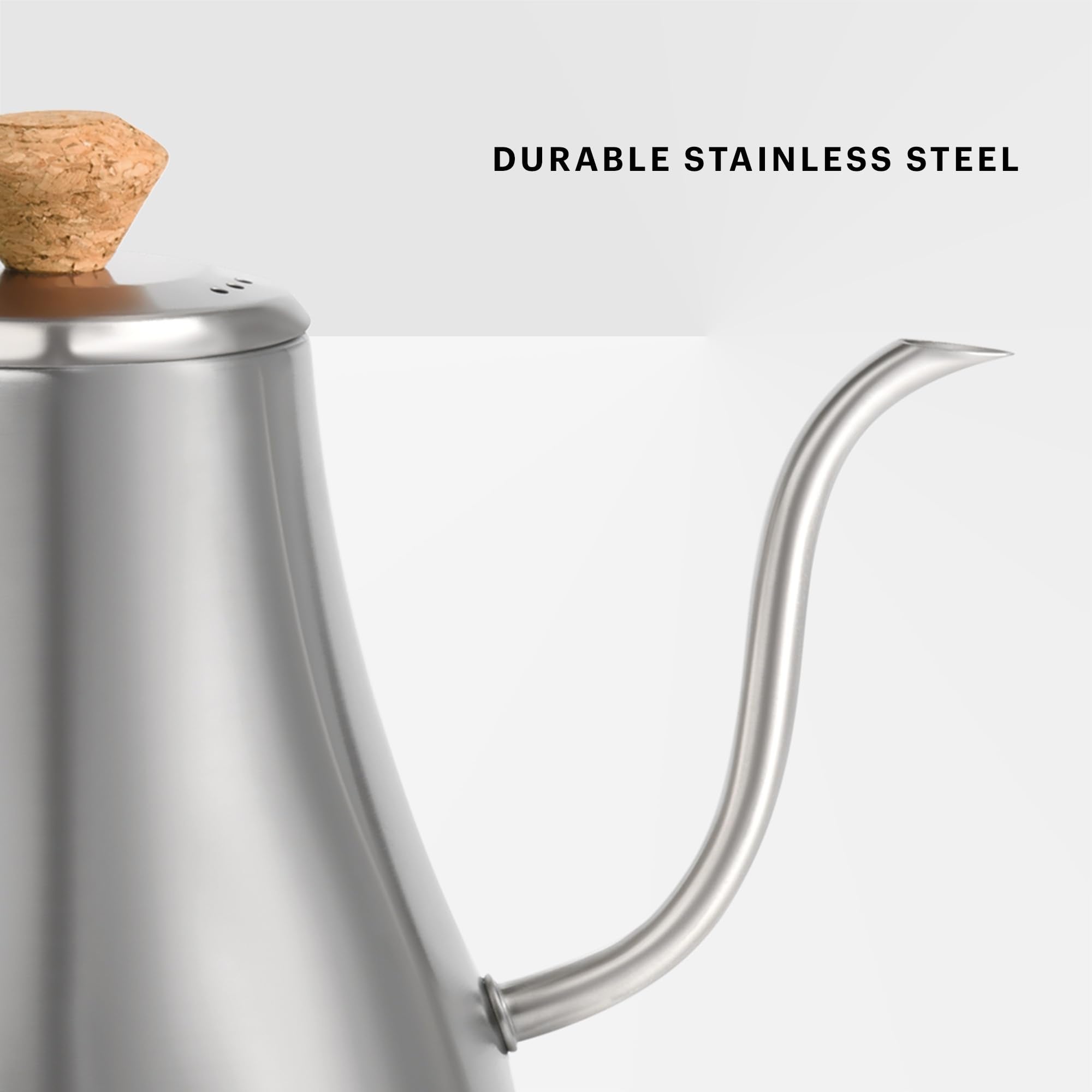 Bodum 27oz Bistro Gooseneck Electric Water Kettle, Pour Over Coffee & Tea
