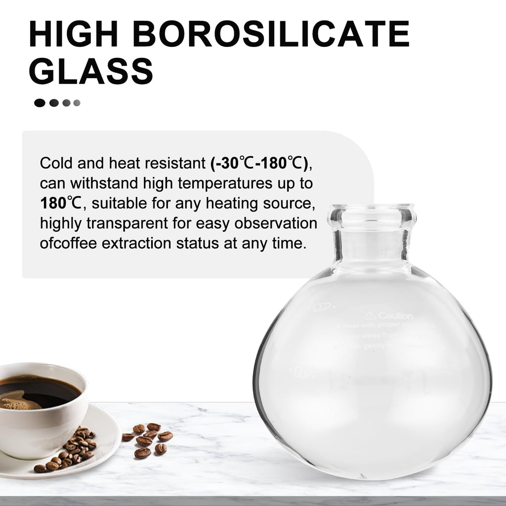 YUCHENGTECH Glass Technica Syphon Coffee Maker - Tabletop Glass Siphon Pot