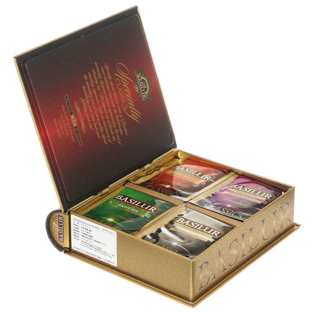 Basilur Classics Assorted Ceylon Tea Collection, 6-Pack