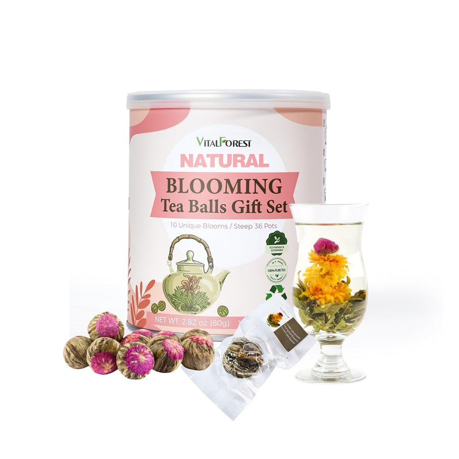 Handcrafted Blooming Flower Tea Gift Set – 10 Unique Tea Blossoms