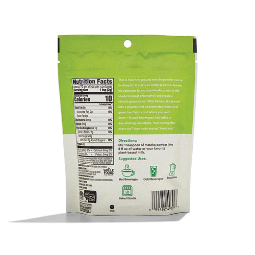 365 by Whole Foods Market, Powder Matcha Organic, 5 Ounce
