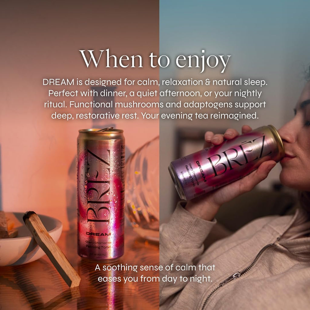 BRĒZ Dream Reishi Mushroom Functional Drink
