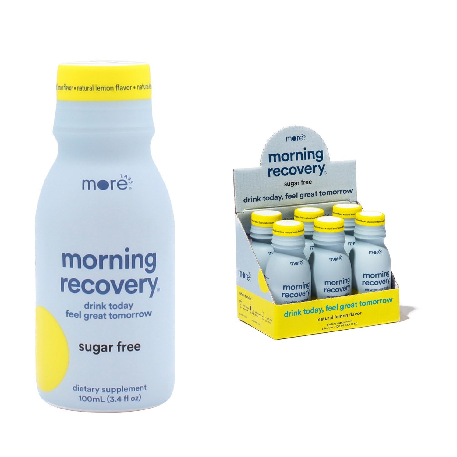 Morning Recovery Electrolyte, Milk Thistle Drink Proprietary Formulation to Hydrate While Drinking for Morning Recovery