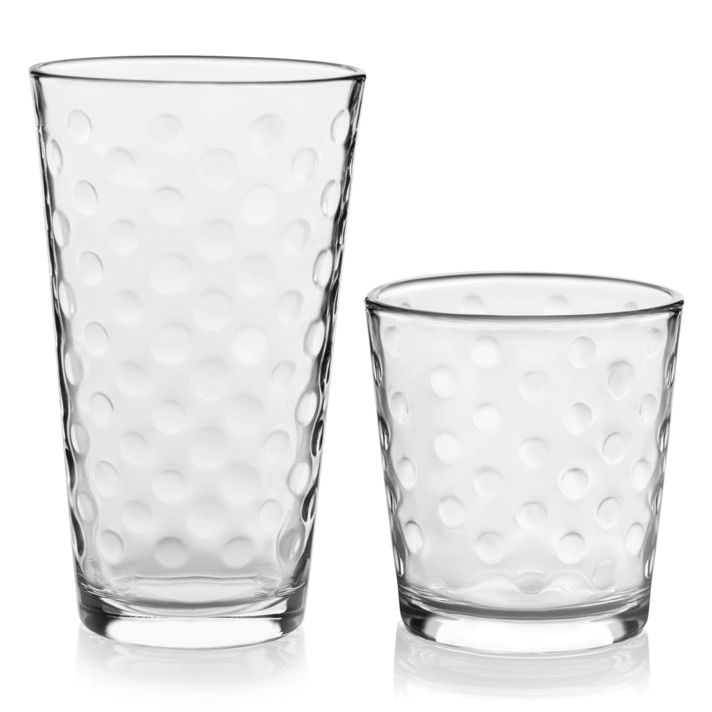 Mixed Drink Glass Set for Cocktails, Whiskey & Everyday Beverages