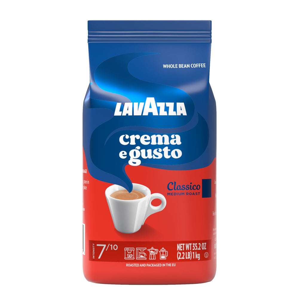 Whole Bean Caffeine Crema e Aroma Packet Espresso