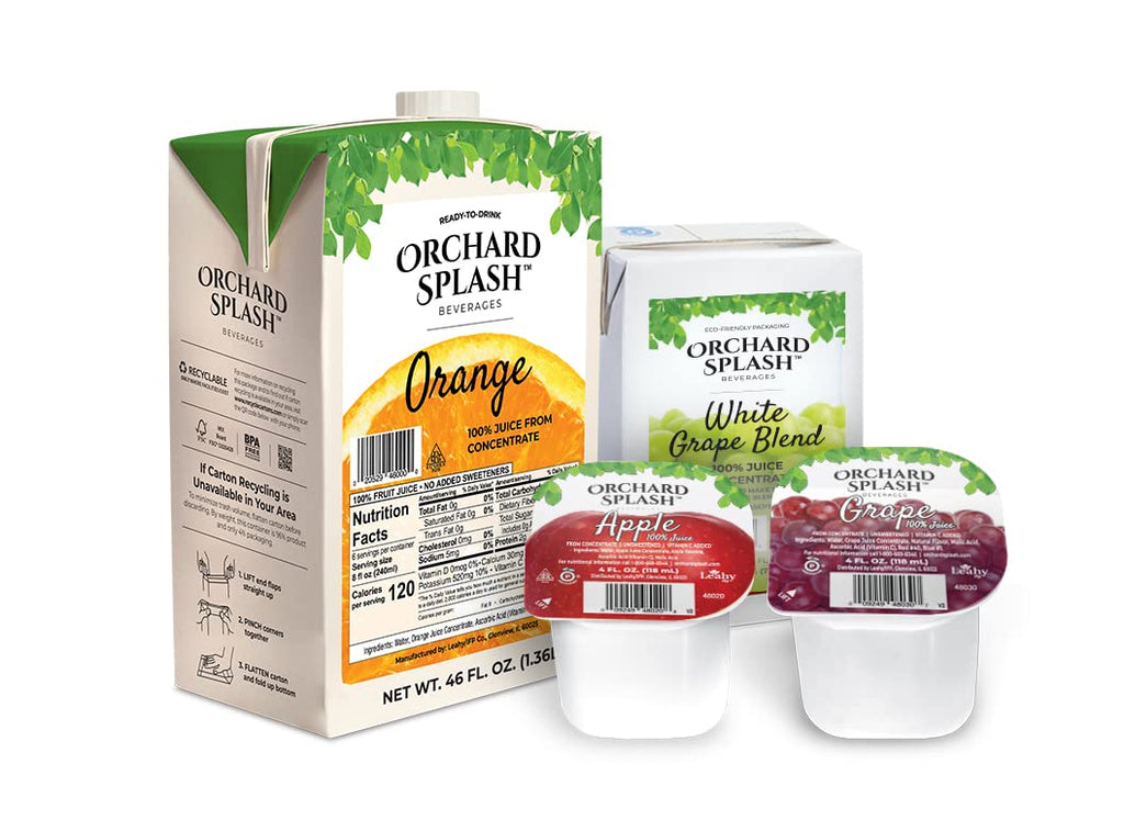 Orchard Splash 100% Grape Juice, 46 oz, 12-Pack