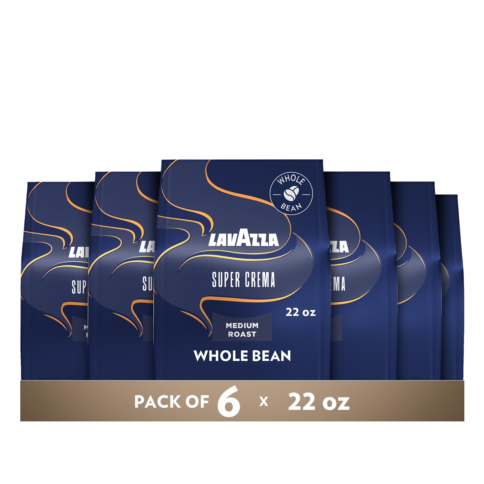 Whole Bean Caffeine Crema e Aroma Packet Espresso