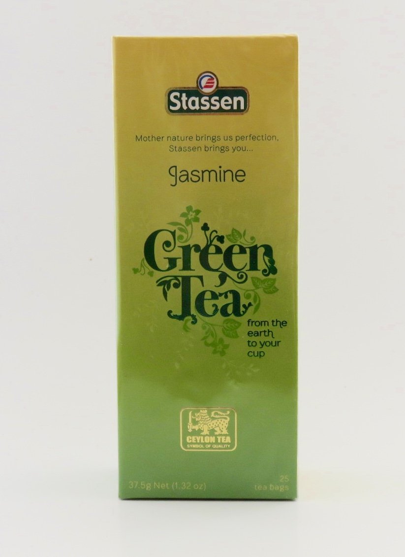 Stassen Pure Jasmine Green Tea, 25 Bags, 24-Pack
