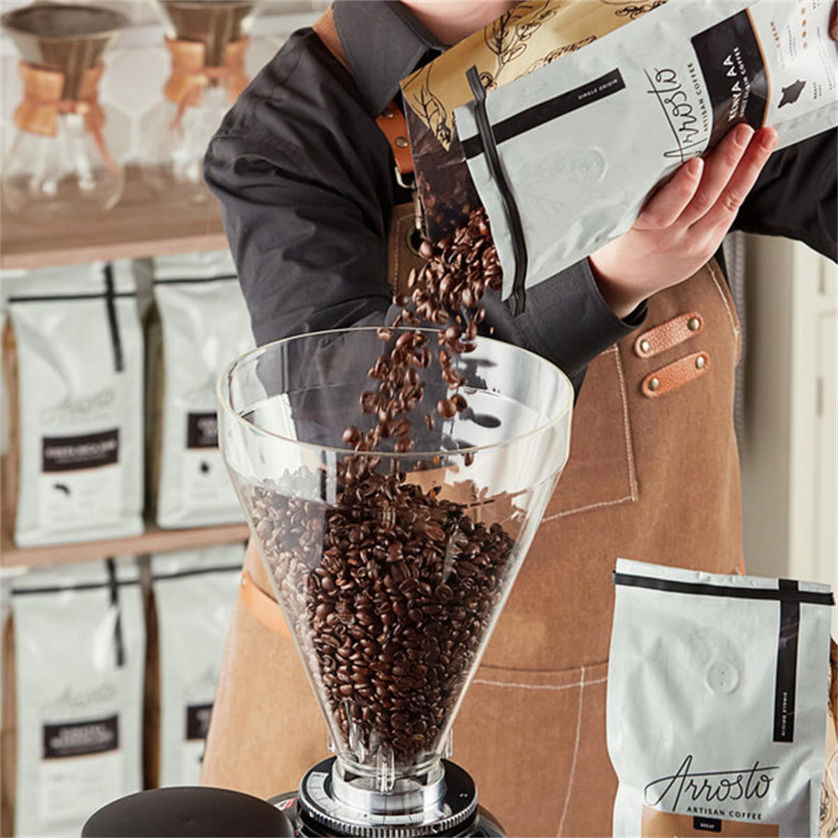 Arrosto Kenya AA Single Origin Whole Bean Coffee, 2 lb