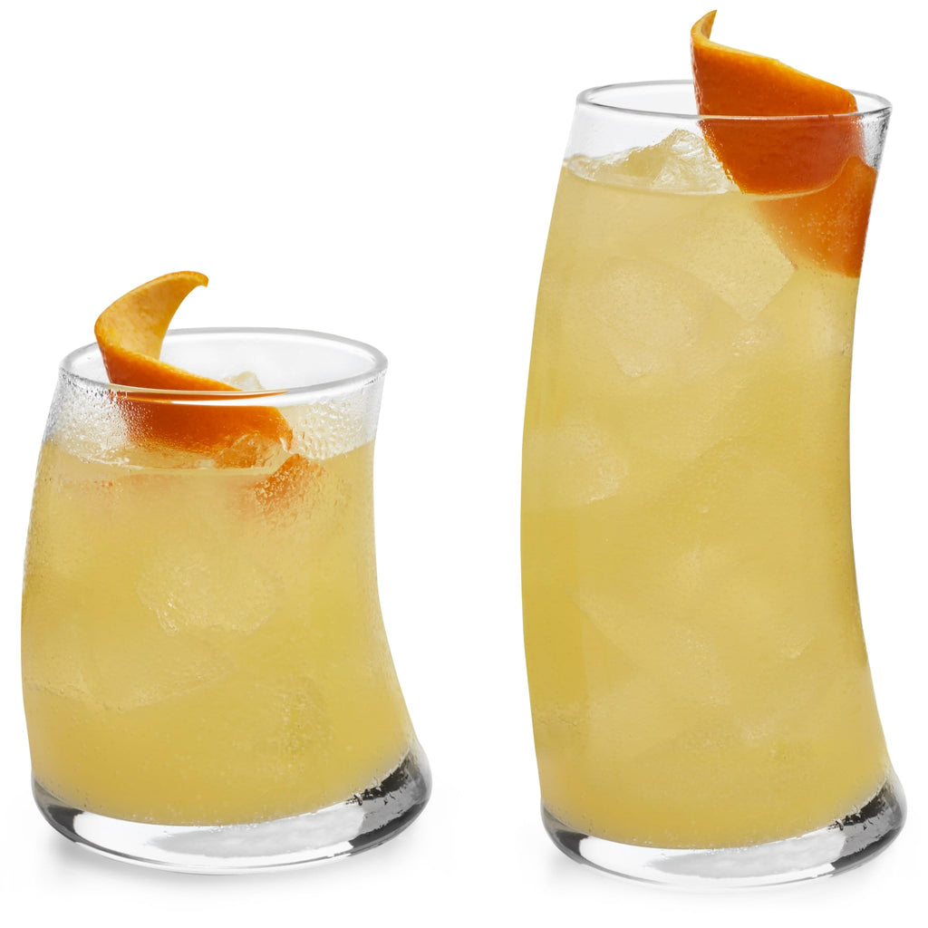 Mixed Drink Glass Set for Cocktails, Whiskey & Everyday Beverages