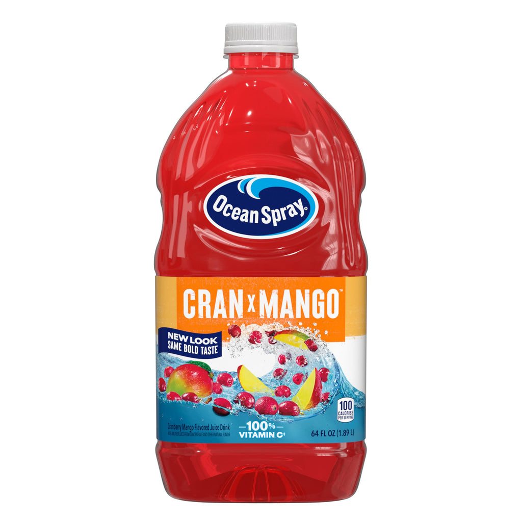Ocean Spray® Cranberry Juice Cocktail with Calcium, 64 Fl Oz Bottle (Pack of 8)