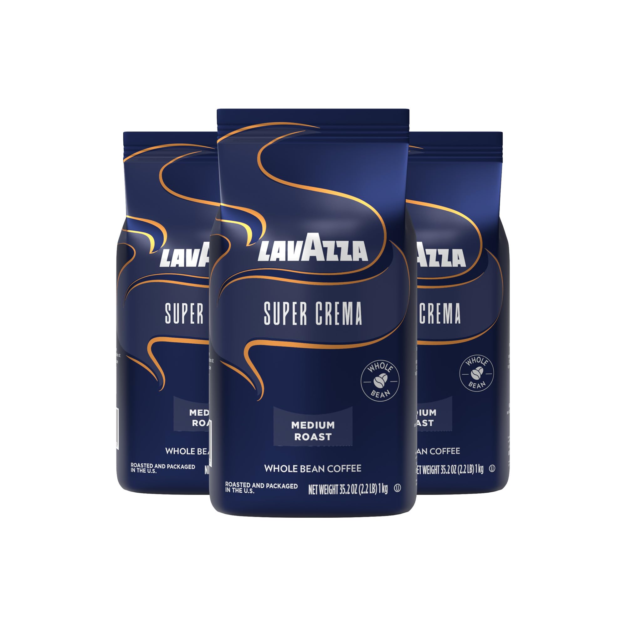 Whole Bean Caffeine Crema e Aroma Packet Espresso