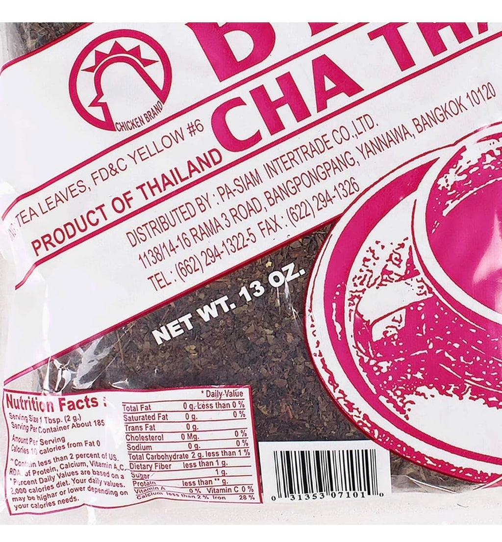 Cha Thai Tea Leaves Imported from Thailand, 30-Bag Case
