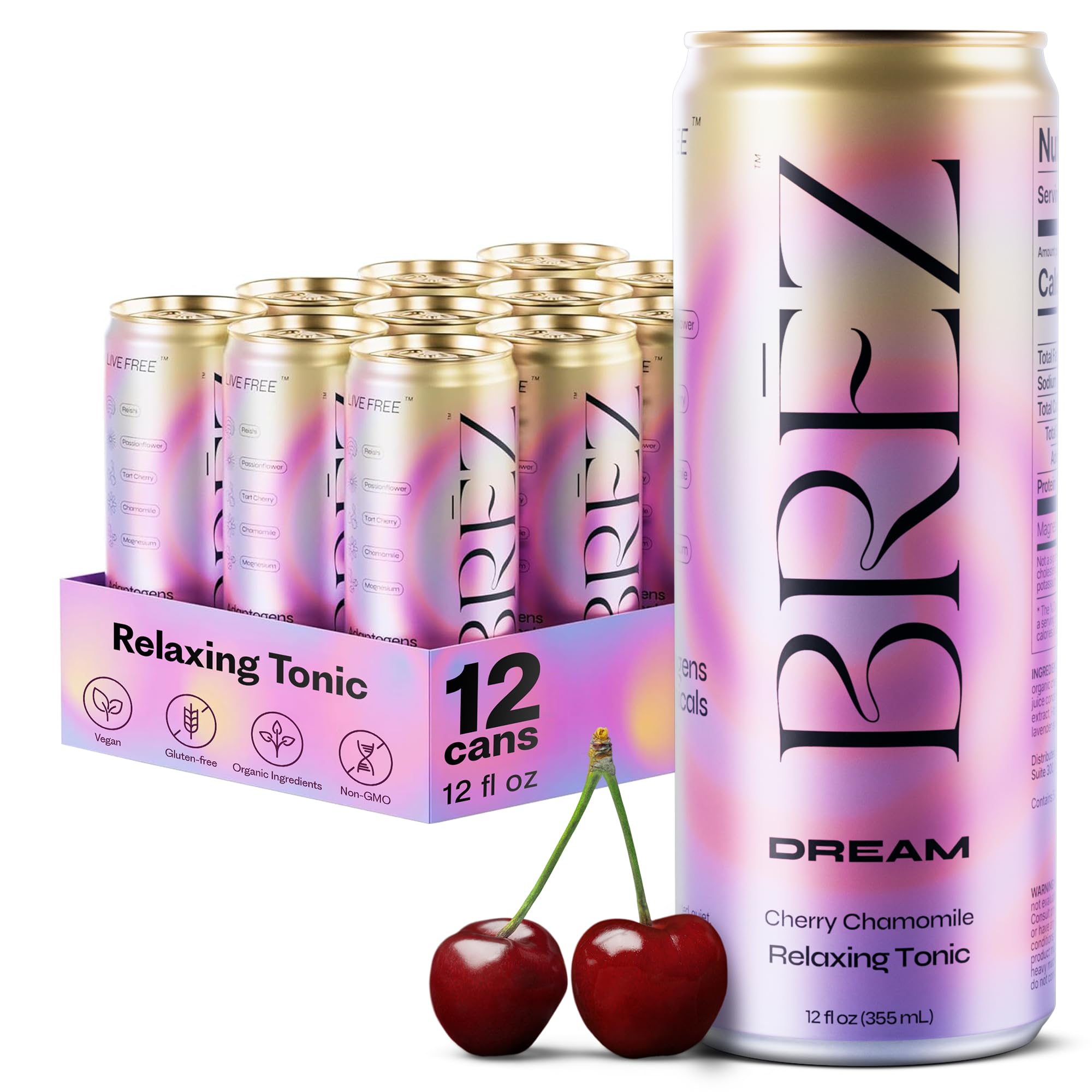 BRĒZ Dream Reishi Mushroom Functional Drink