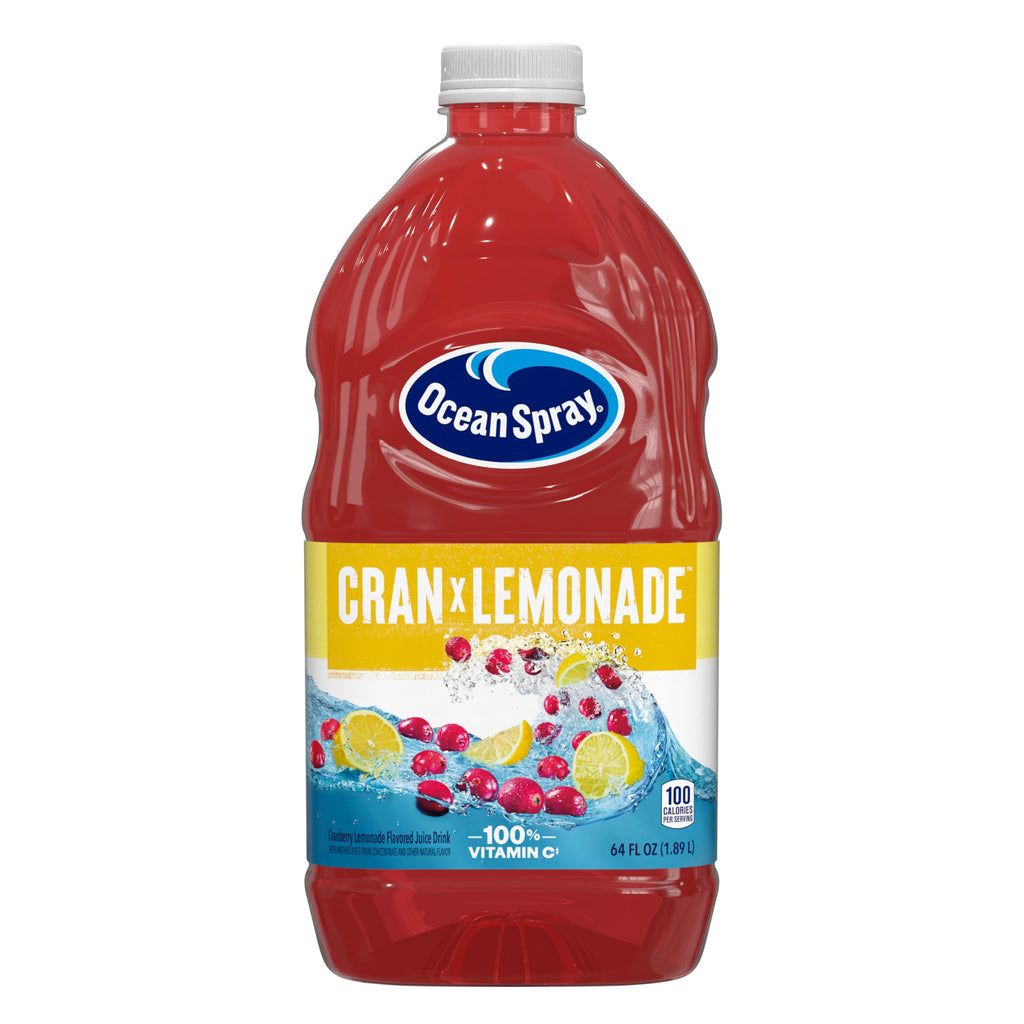 Ocean Spray® Cranberry Juice Cocktail with Calcium, 64 Fl Oz Bottle (Pack of 8)