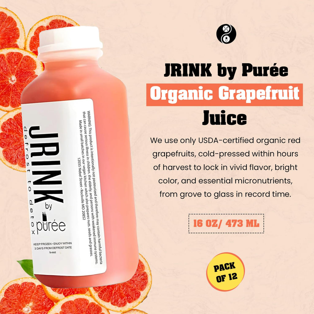 JRINK by Purée Grapefruit Juice Beverage