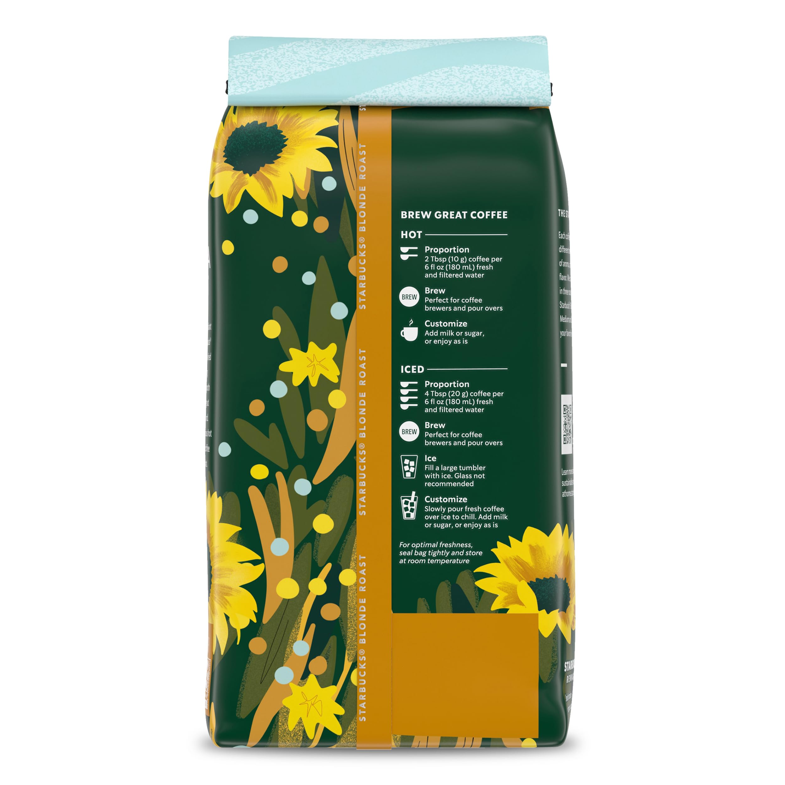 Starbucks Whole Bean Caffeinated Bag No light_roast