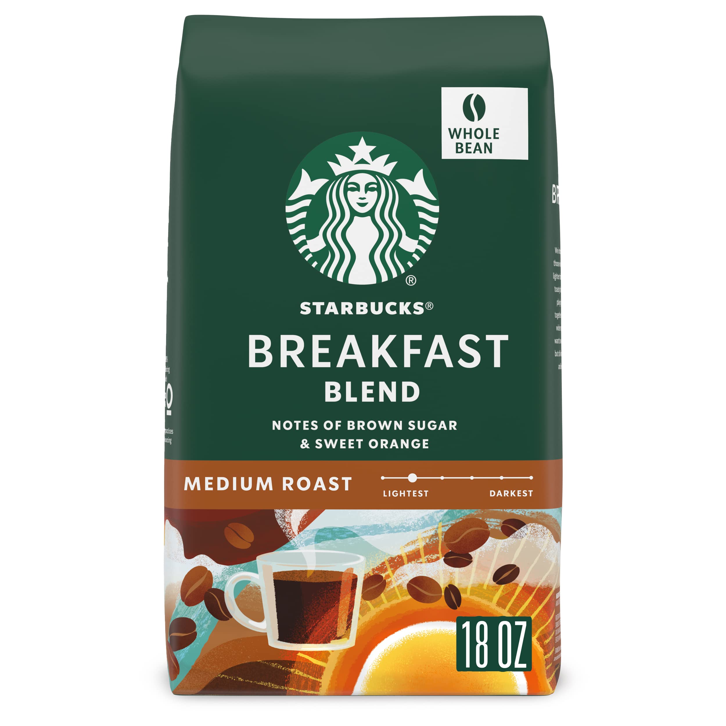 Starbucks Whole Bean Caffeinated Bag No medium_roast