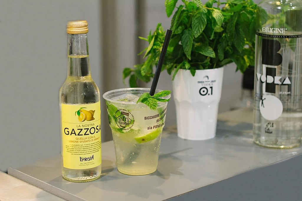 Lurisia La Nostra Gazzosa Sparkling Lemon Drink, 12-Pack