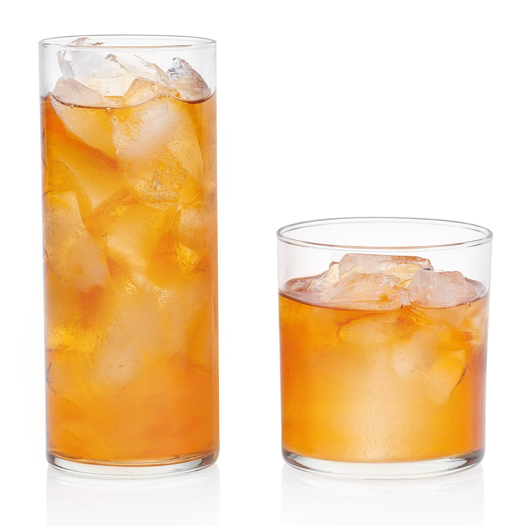 Mixed Drink Glass Set for Cocktails, Whiskey & Everyday Beverages