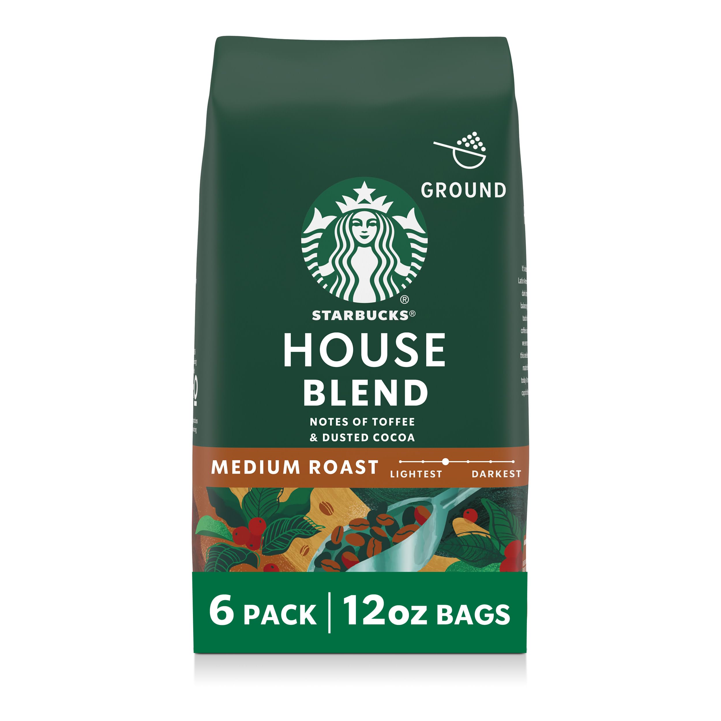 Starbucks Ground Caffeinated Bag No medium_roast