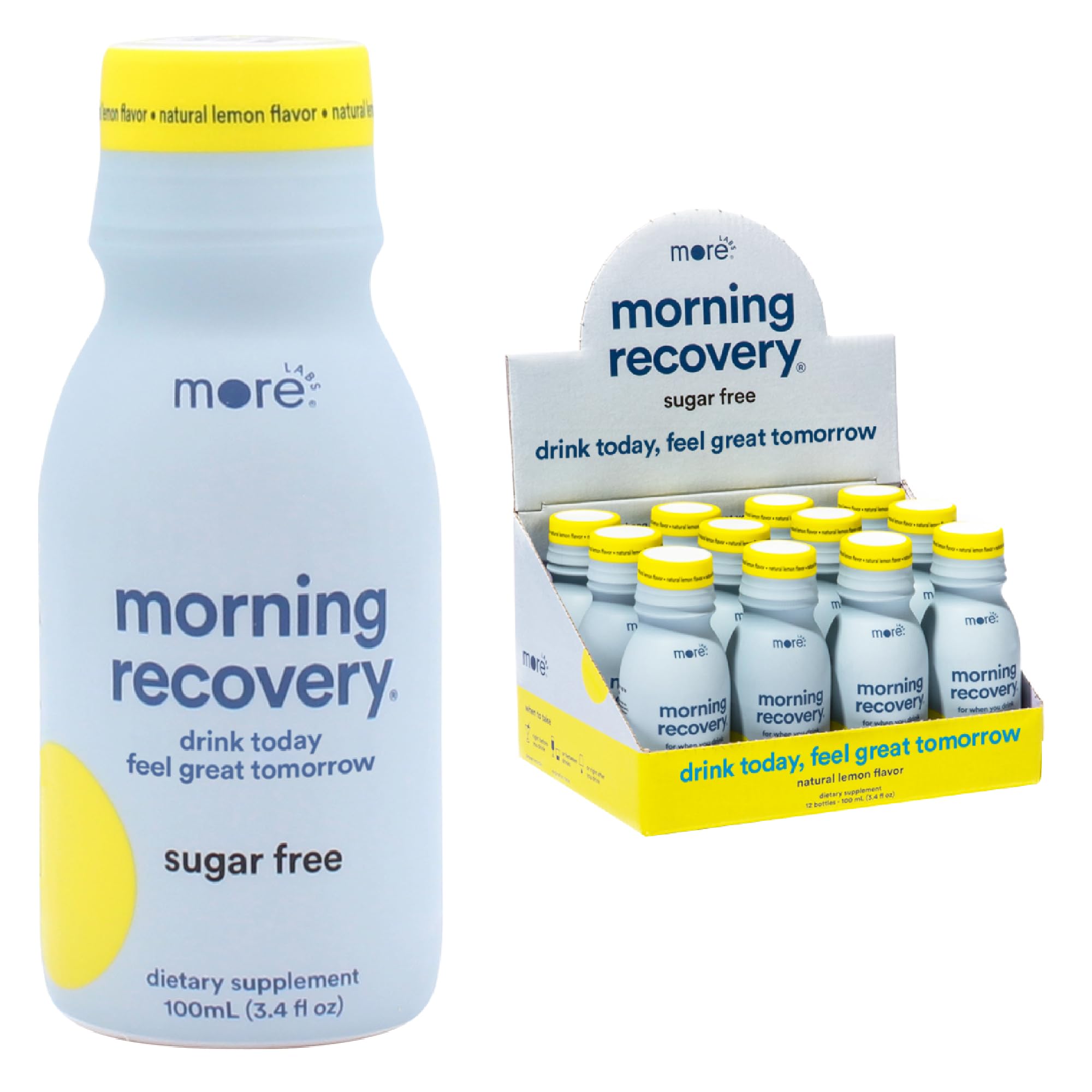 Morning Recovery Electrolyte, Milk Thistle Drink Proprietary Formulation to Hydrate While Drinking for Morning Recovery