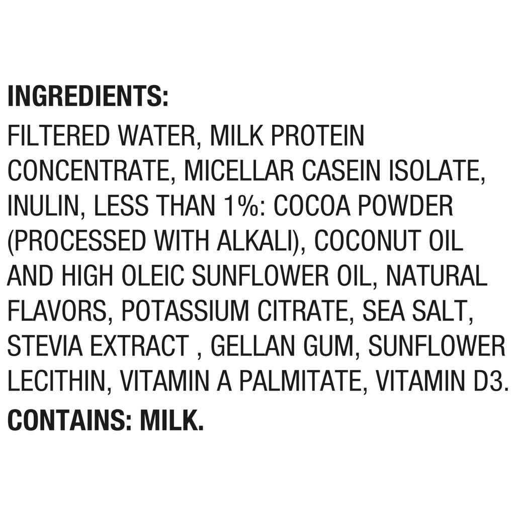 Oikos Protein Shake, 30g High Protein Drinks, Shelf Stable, Ready to Drink, 5g Prebiotic Fiber