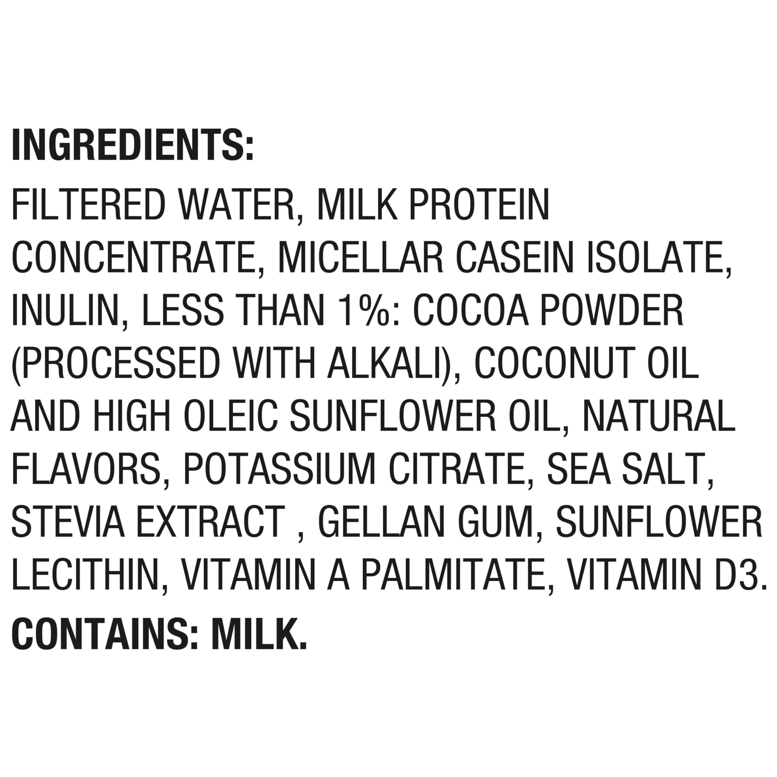Oikos Protein Shake, 30g High Protein Drinks, Shelf Stable, Ready to Drink, 5g Prebiotic Fiber