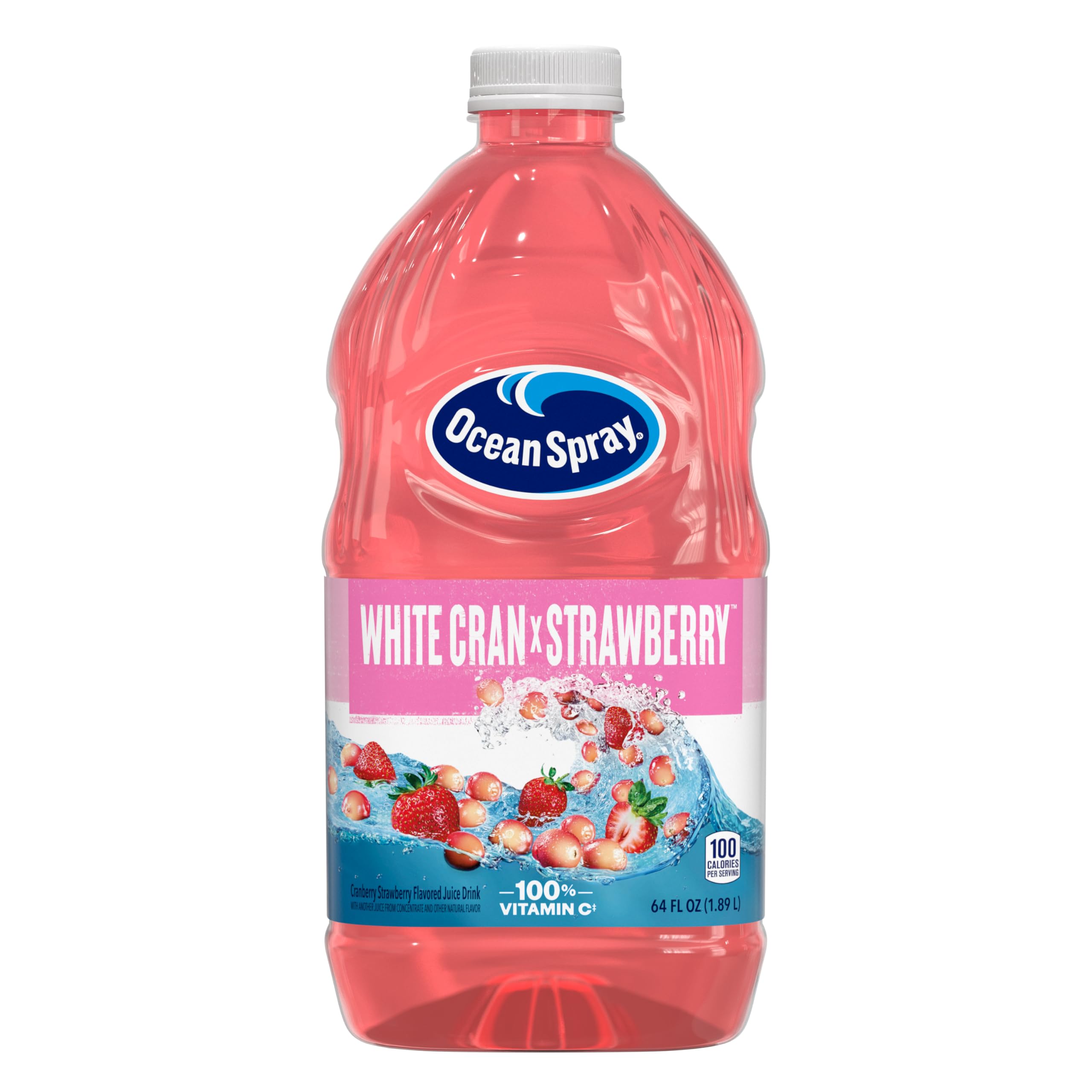 Ocean Spray® Cranberry Juice Cocktail with Calcium, 64 Fl Oz Bottle (Pack of 8)