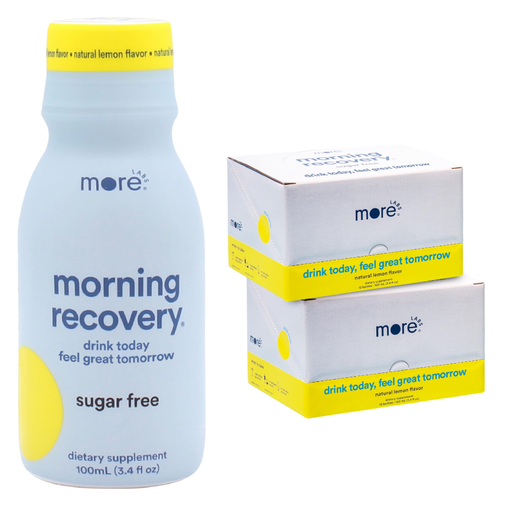 Morning Recovery Electrolyte, Milk Thistle Drink Proprietary Formulation to Hydrate While Drinking for Morning Recovery