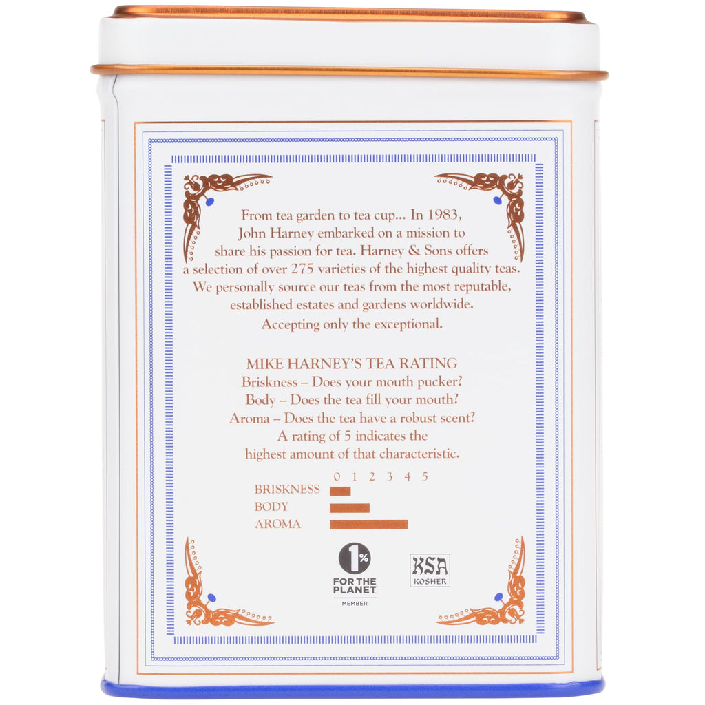 Harney & Sons Paris Black Tea – 20 Sachets | Fruity Vanilla & Caramel Blend with Hint of Lemony Bergamot