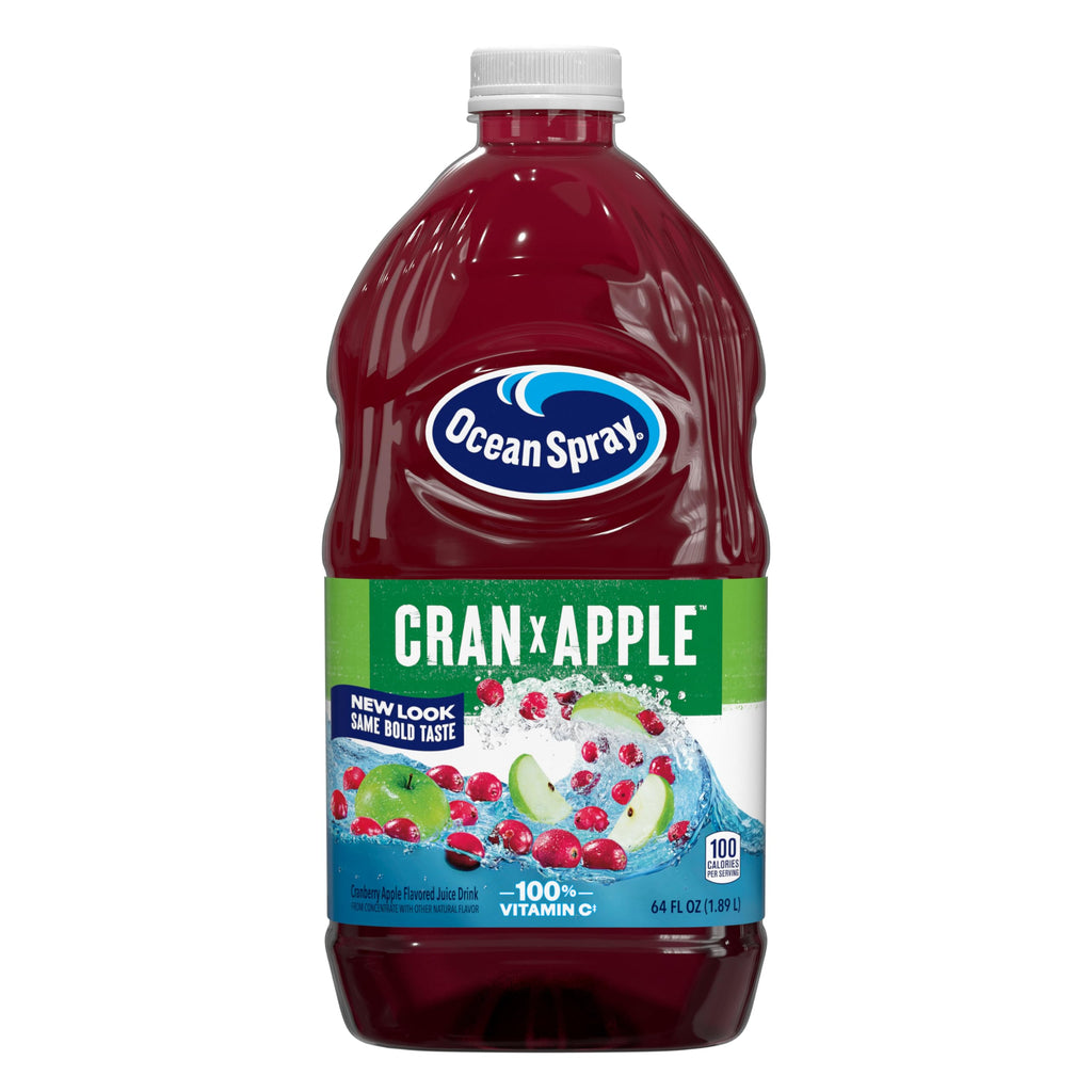 Ocean Spray® Cranberry Juice Cocktail with Calcium, 64 Fl Oz Bottle (Pack of 8)