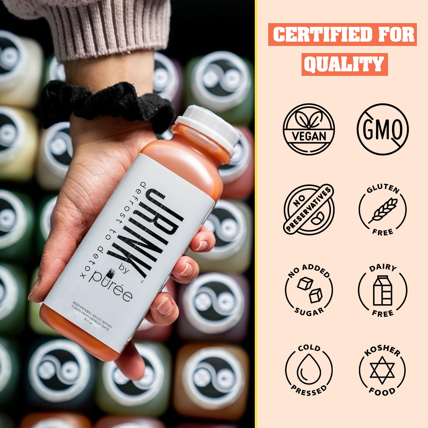JRINK by Purée Grapefruit Juice Beverage
