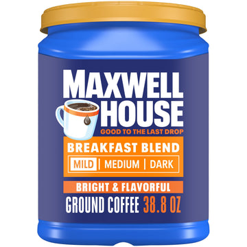Mild Roast Breakfast Blend Ground Coffee – Smooth & Balanced Taste