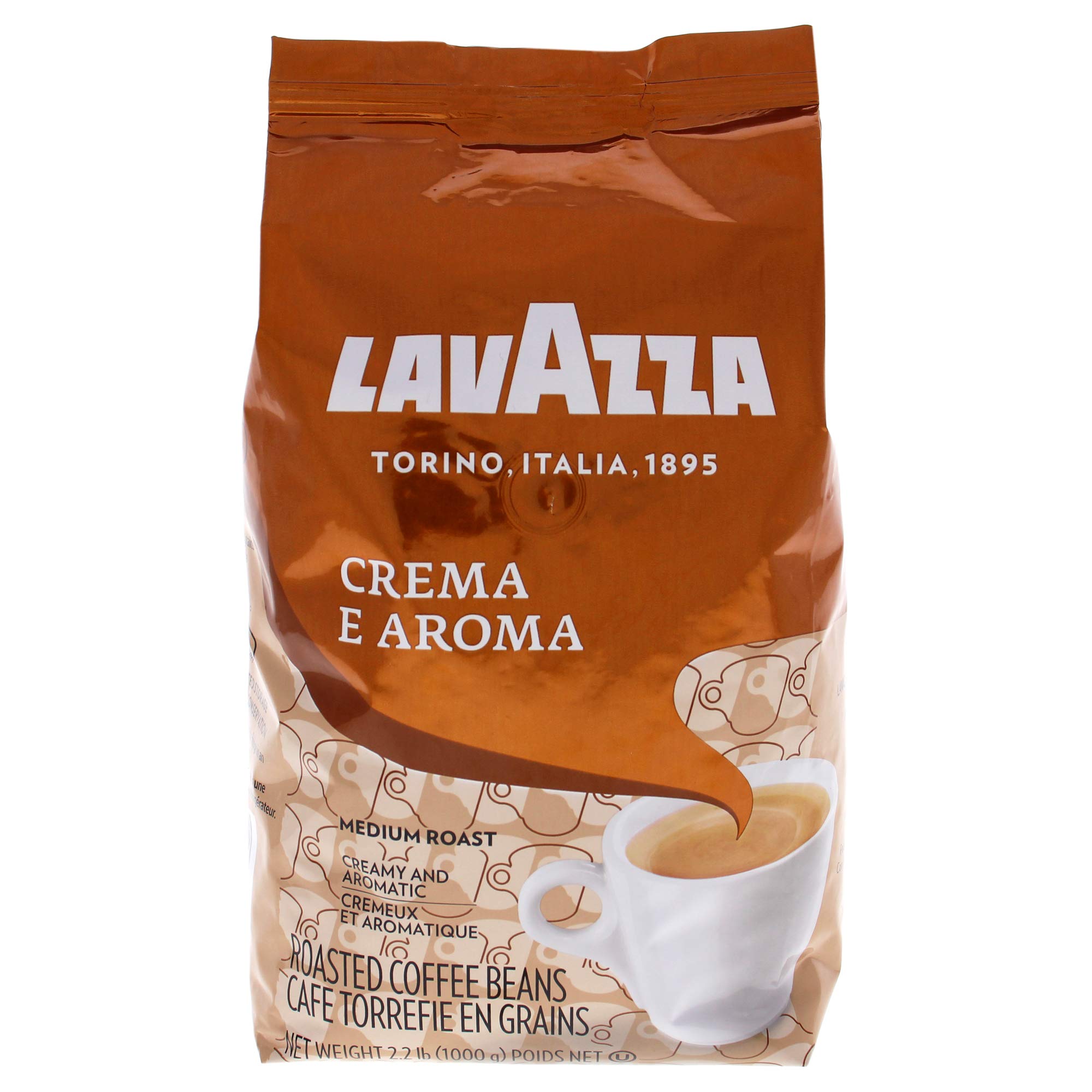 Whole Bean Caffeine Crema e Aroma Packet Espresso