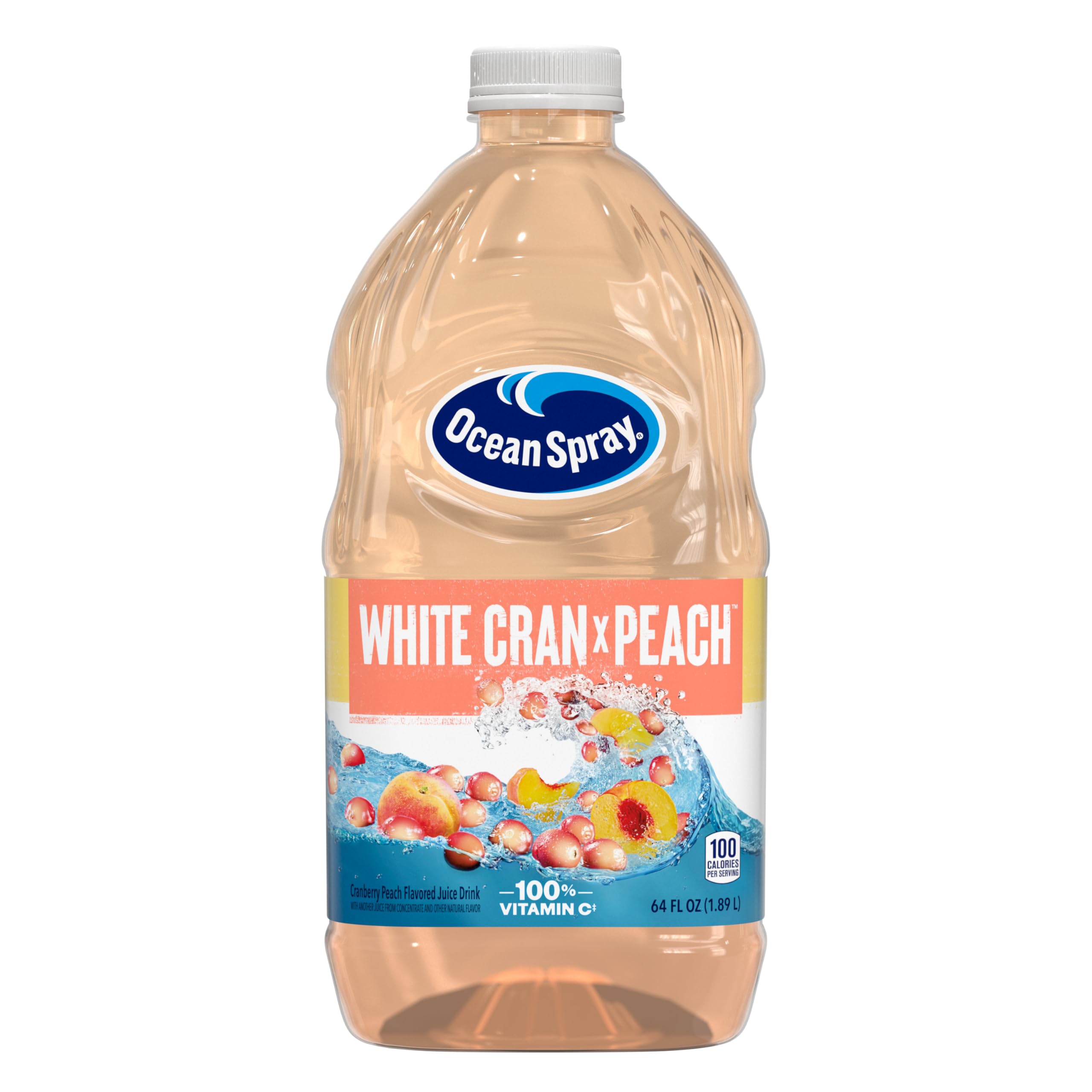 Ocean Spray® Cranberry Juice Cocktail with Calcium, 64 Fl Oz Bottle (Pack of 8)