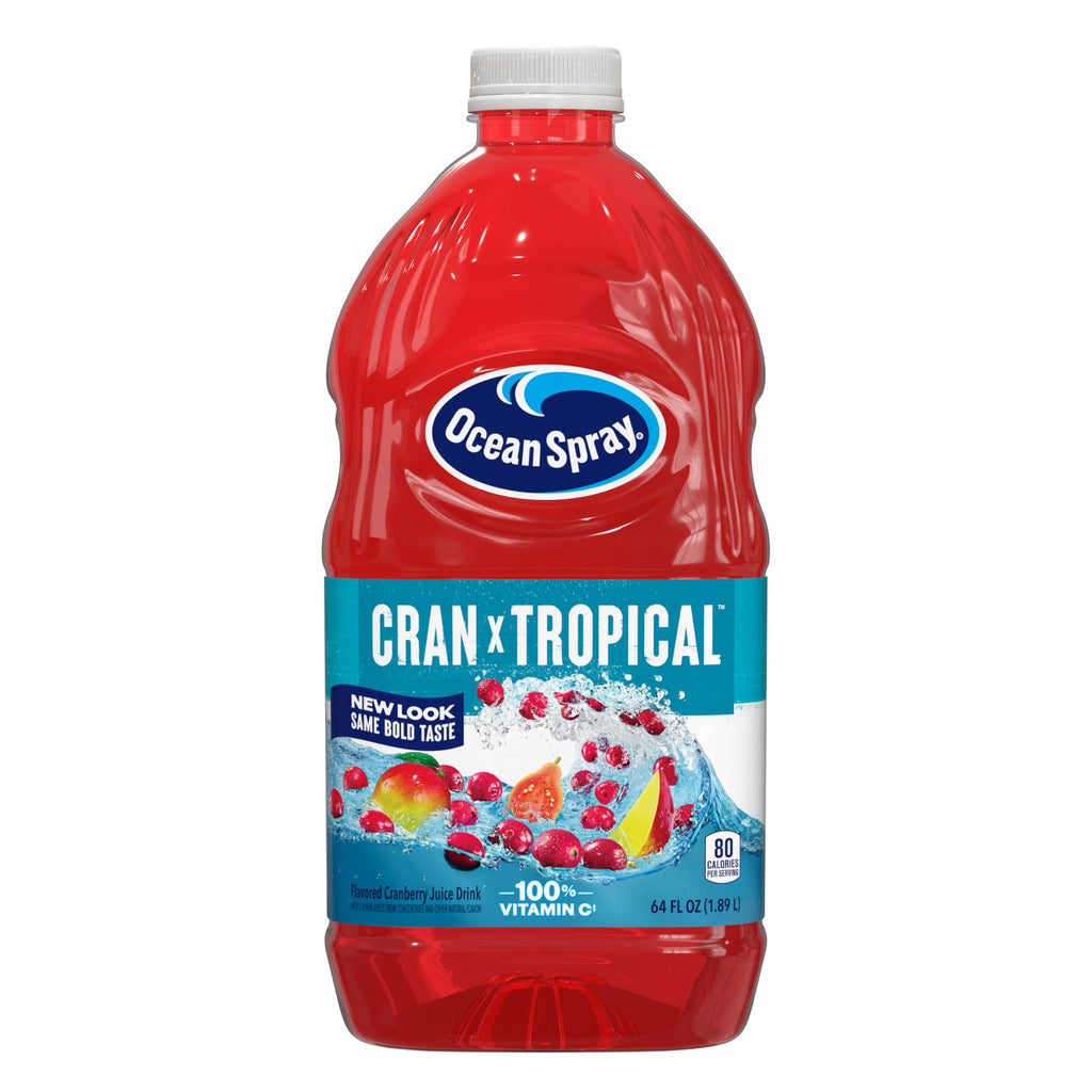 Ocean Spray® Cranberry Juice Cocktail with Calcium, 64 Fl Oz Bottle (Pack of 8)
